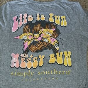 Gray Simply Southern Graphic Tee